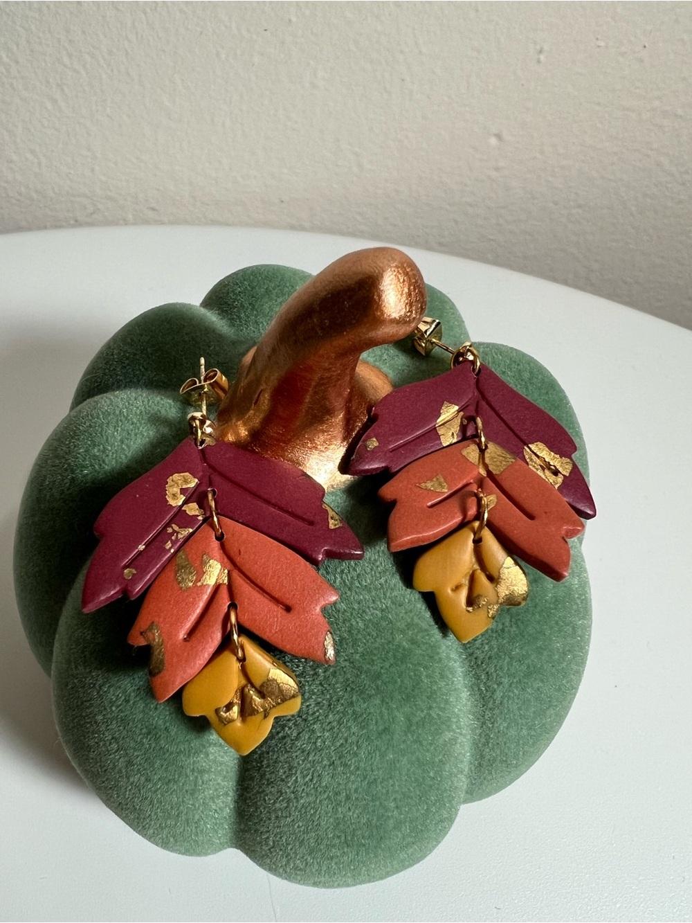 Handmade Leaf Earrings